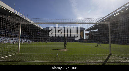 Ground GV während des schottischen Meisterschaftsspiel im Ibrox Stadium, Glasgow. DRÜCKEN Sie VERBANDSFOTO. Bilddatum: Sonntag, 5. April 2015. Siehe PA Geschichte FUSSBALL Rangers. Bildnachweis sollte lauten: Jeff Holmes/PA Wire. Stockfoto