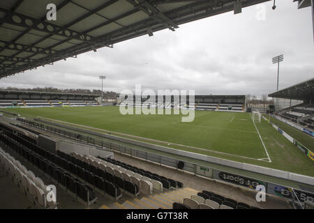 Ground gv während des schottischen Premiership-Spiels im St Mirren Park, Paisley. DRÜCKEN Sie VERBANDSFOTO. Bilddatum: Freitag, 3. April 2015. Siehe PA Geschichte FUSSBALL St Mirren. Bildnachweis sollte lauten: Jeff Holmes/PA Wire. Stockfoto