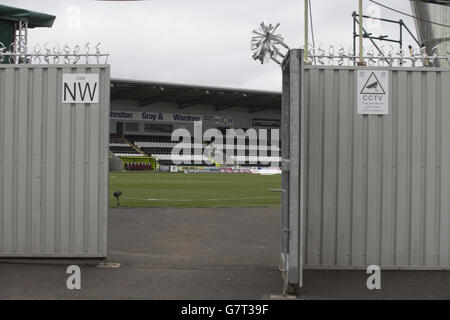 Ground gv während des schottischen Premiership-Spiels im St Mirren Park, Paisley. DRÜCKEN Sie VERBANDSFOTO. Bilddatum: Freitag, 3. April 2015. Siehe PA Geschichte FUSSBALL St Mirren. Bildnachweis sollte lauten: Jeff Holmes/PA Wire. Stockfoto