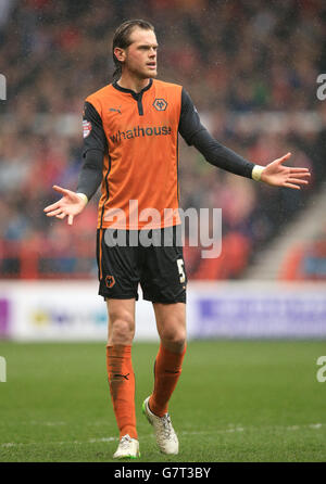 Fußball - Sky Bet Championship - Nottingham Forest gegen Wolverhampton Wanderers - City Ground. Richard Stearman, Wolverhampton Wanderers Stockfoto
