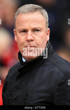 Fußball - Sky Bet Championship - Nottingham Forest gegen Wolverhampton Wanderers - City Ground. Kenny Jackett, Manager von Wolverhampton Wanderers Stockfoto