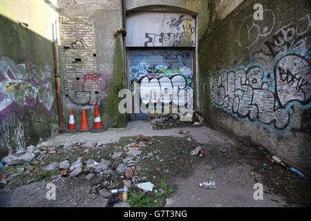 U2 Aufnahme Studio abgerissen - Dublin Stockfoto