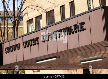 Southwark Crown Court. Außenansicht des Southwark Crown Court in London. Stockfoto