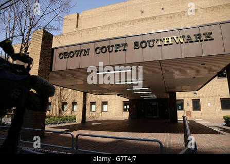 Außenansicht des Southwark Crown Court in London. Stockfoto