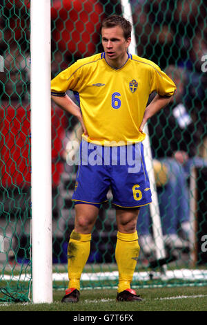 Fußball - Internationale Freundschaften - Frankreich gegen Schweden - Stade de France. Tobias Linderoth, Schweden Stockfoto