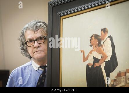 Jack Vettriano Auktion Stockfoto