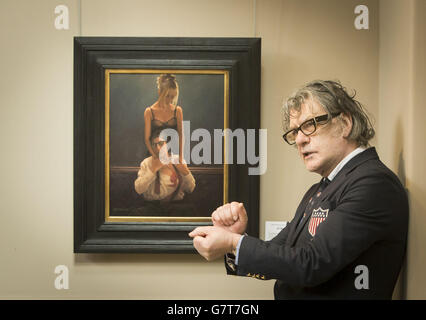 Jack Vettriano Auktion Stockfoto