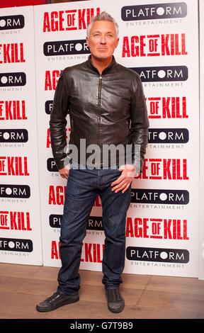 Martin Kemp bei einer Vorführung von Age of Kill im Ham Yard Hotel, London. Stockfoto