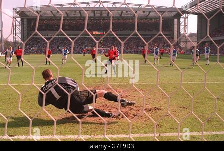 Fußball... Carling Premier League... Blackburn Rovers gegen Manchester United Stockfoto