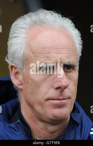 Fußball - Sky Bet Championship - Watford / Ipswich Town - Vicarage Road. Mick McCarthy, Stadtmanager von Ipswich Stockfoto