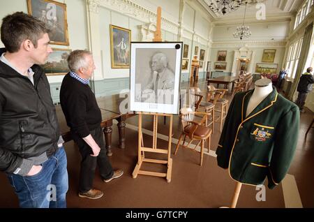 Richie Benaud Tribut Stockfoto