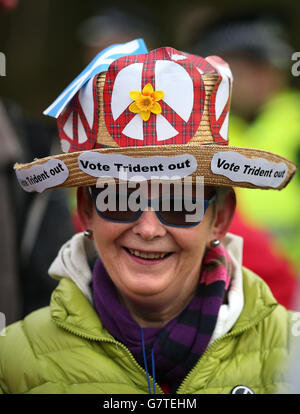 Trident protest Stockfoto