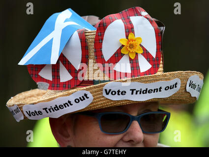 Trident protest Stockfoto