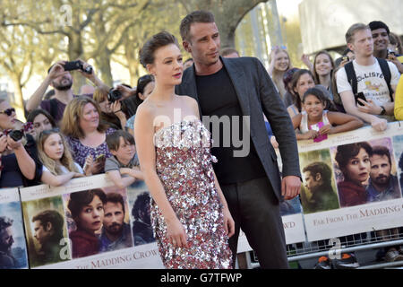 Weit entfernt von Madding Crowd-Weltpremiere - London Stockfoto