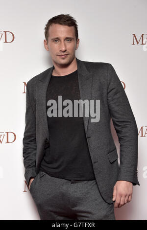 Matthias Schoenaerts bei der Weltpremiere von Far From The Madding Crowd im BFI Southbank, London. DRÜCKEN Sie VERBANDSFOTO. Bilddatum: Mittwoch, 15. April 2015. Siehe PA Story SHOWBIZ Madding. Bildnachweis sollte lauten: Matt Crossick/PA Wire Stockfoto