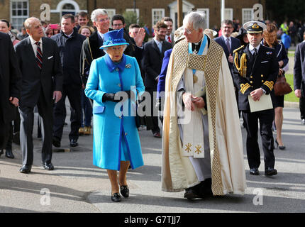 Königlicher Besuch in Kent Stockfoto