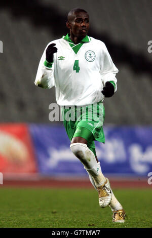 Fußball - International freundlich - Ungarn gegen Saudi-Arabien - das Atatürk Olympiastadion. Hamed Al Montashari, Saudi-Arabien Stockfoto