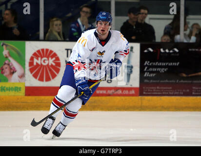 Eishockey - International Friendly - Großbritannien - Polen - Coventry SkyDome. Davy Phillips, Großbritannien Stockfoto