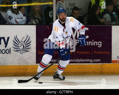 Eishockey - International Friendly - Großbritannien - Polen - Coventry SkyDome. Ben Bowns, Großbritannien Stockfoto