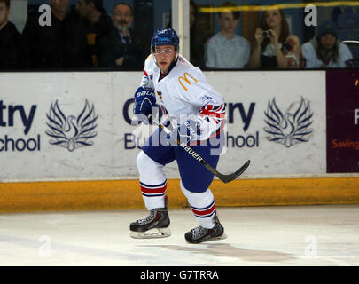 Eishockey - International Friendly - Großbritannien - Polen - Coventry SkyDome. Matt Haywood, Großbritannien Stockfoto