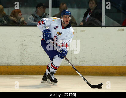 Eishockey - International Friendly - Großbritannien - Polen - Coventry SkyDome. Ben O'Connor, Großbritannien Stockfoto