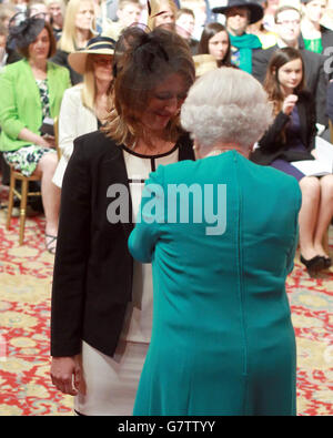 Investitur Zeremonie in Windsor Castle Stockfoto