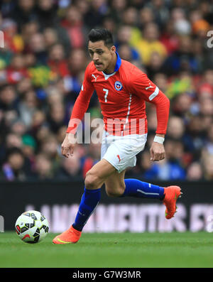 Fußball - internationale Freundschaftsspiele - Brasilien V Chile - Emirates Stadium Stockfoto