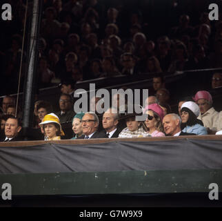 1970 Wimbledon Tennisturnier - Fürstenloge - All England Lawn-Tennis and Croquet Club Stockfoto