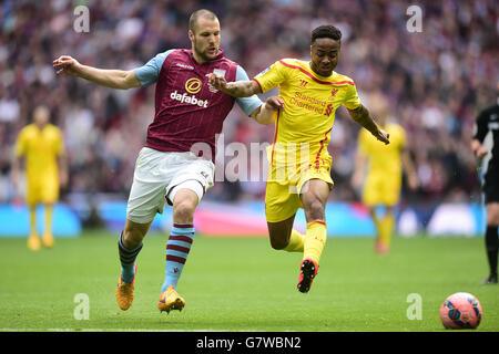 Fußball - FA-Cup - Final Semi - Aston Villa V Liverpool - Wembley-Stadion Stockfoto