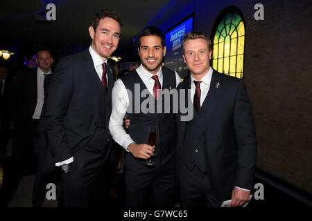 Gäste bei den Football League Awards 2015 in der Brauerei in London. Stockfoto