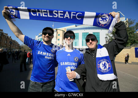 Fußball - Barclays Premier League - Chelsea gegen Manchester United – Stamford Bridge Stockfoto