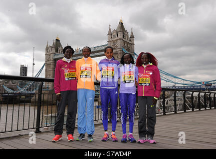 Leichtathletik - Virgin Money London Marathon 2015 - Elite Frauen Pressekonferenz - Tower Hotel Stockfoto