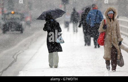 Winter Wetter 2005 Stockfoto