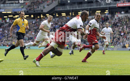 Rugby-Union - Aviva Premiership - Northampton Saints V Sarazenen - Stadion: mk Stockfoto