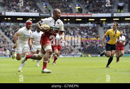 Rugby-Union - Aviva Premiership - Northampton Saints V Sarazenen - Stadion: mk Stockfoto