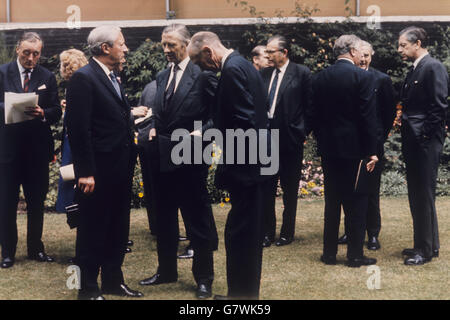 Politik - das Kabinett der Garten Nr. 10 / 10 Downing Street, London Stockfoto