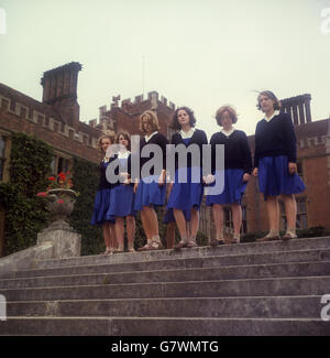 Ausbildung - Schulmädchen - Benenden School Stockfoto