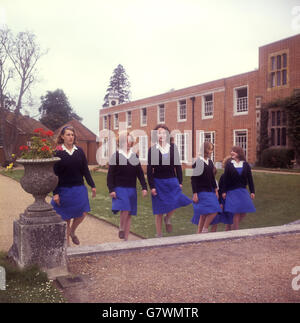 Ausbildung - Schulmädchen - Benenden School Stockfoto