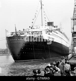 Transport - Queen Mary - Southampton Stockfoto