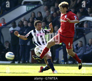 Fußball - FA Barclays Premiership - West Bromwich Albion / Birmingham City - The Hawthorns. Kieran Richardson von West Bromwich Albion. Stockfoto