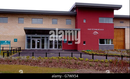 Eine allgemeine Ansicht des neuen H M Gefängnisses. HMP Peterborough. Stockfoto