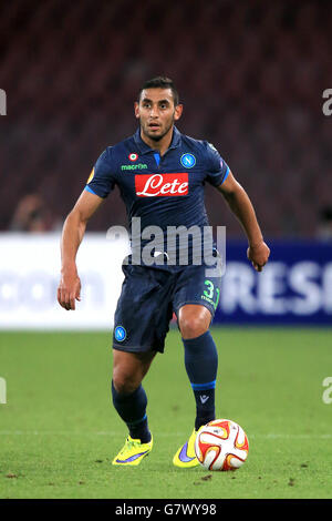 Fußball - UEFA Europa League - Viertelfinale - zweite Etappe - Napoli gegen VFL Wolfsburg - Stadio San Paolo. Faouzi Ghoulam, Neapel Stockfoto