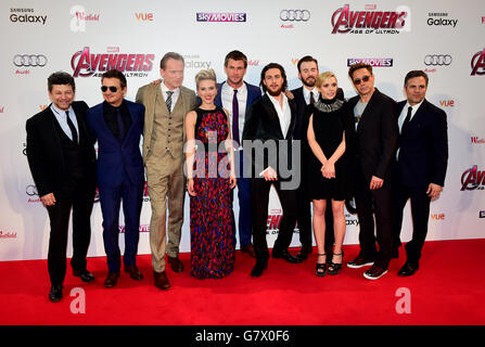Marvel Avengers: Das Alter der Filmpremiere Ultron UK - London Stockfoto