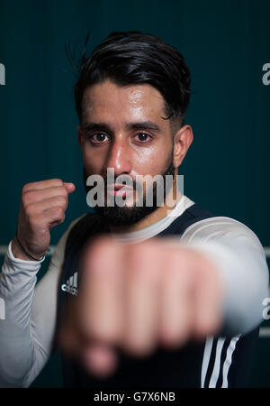 Boxen - British Olympic Association-Pressekonferenz - das English Institute of Sport Stockfoto