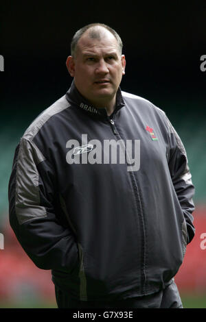 Rugby-Union - RBS 6 Nations Championship 2005 - Wales V Irland - Wales-Training - Millennium Stadium Stockfoto