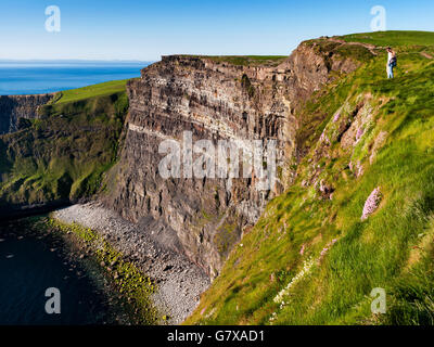 Cliffs of Moher, Co. Clare, Irland Stockfoto