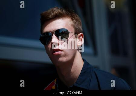 Formel 1 - großer Preis von Spanien - Paddock Day - Circuit de Barcelona-Catalunya. Daniil Kvyat von Red Bull während des Paddock-Tages auf dem Circuit de Barcelona-Catalunya in Barcelona, Spanien. Stockfoto