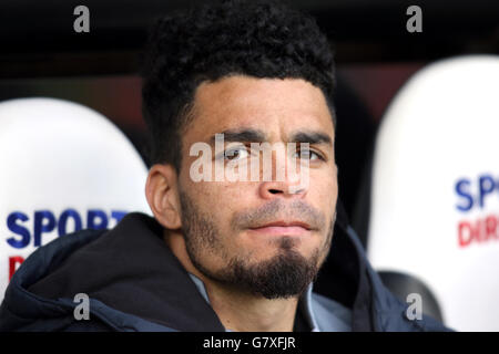 Fußball - Barclays Premier League - Newcastle United / Tottenham Hotspur - St James' Park. Emmanuel Riviere von Newcastle United Stockfoto