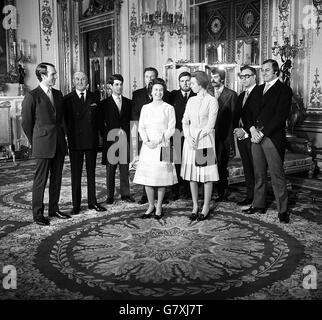 Investitur - Prinzessin Anne Kidnap Versuch - Helden ausgezeichnet - Buckingham Palace Stockfoto