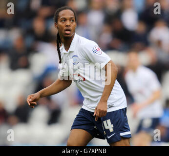 Fußball - Skybet League 1 Play Off - 2. Etappe - Preston North End gegen Chesterfield - Deepdale. Daniel Johnson von Preston North End Stockfoto